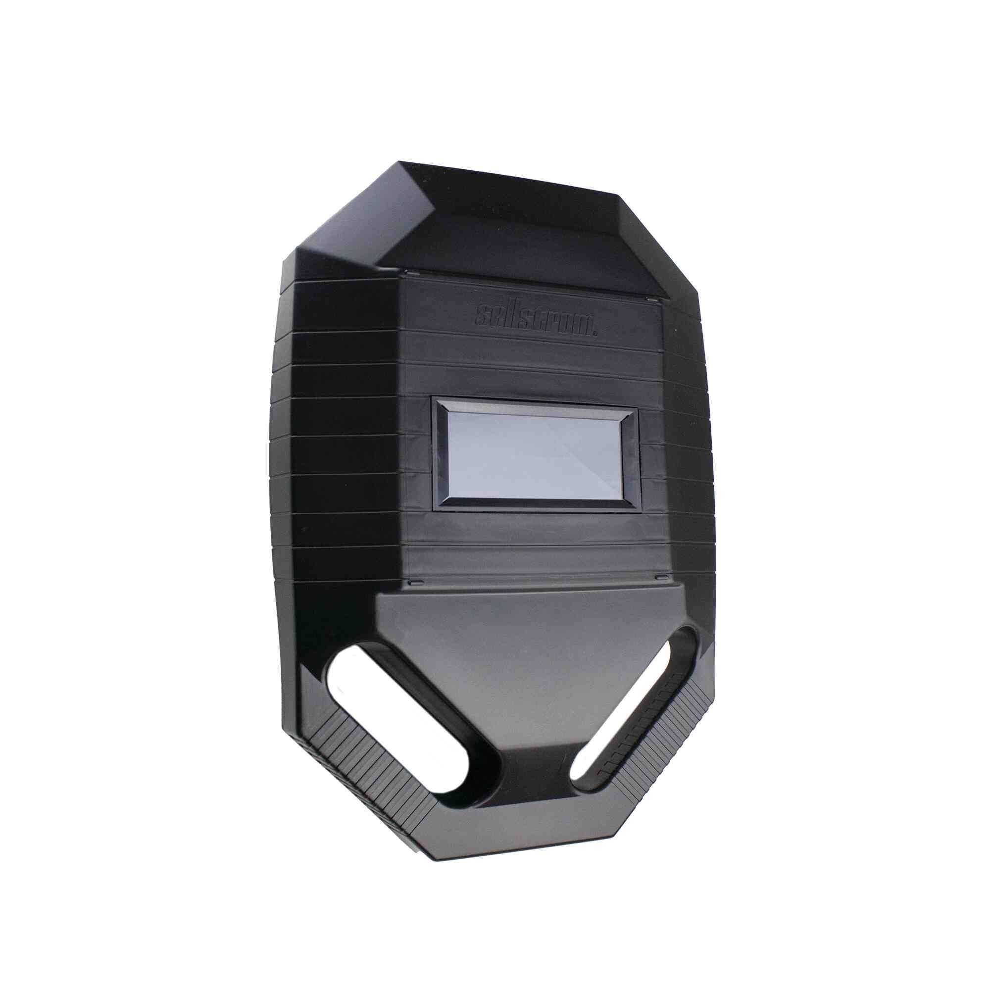 Sellstrom® - Welding Shield - Passive - Polycarbonate - 2.00" x 4.25" Viewing Area - Shade 10 -  Black - Iron Mask Hand Held Series - Model # S25000-10